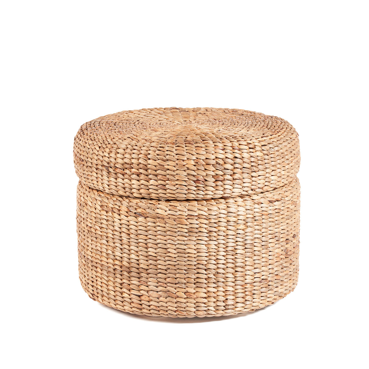 The Circle Storage Ottoman, Natural