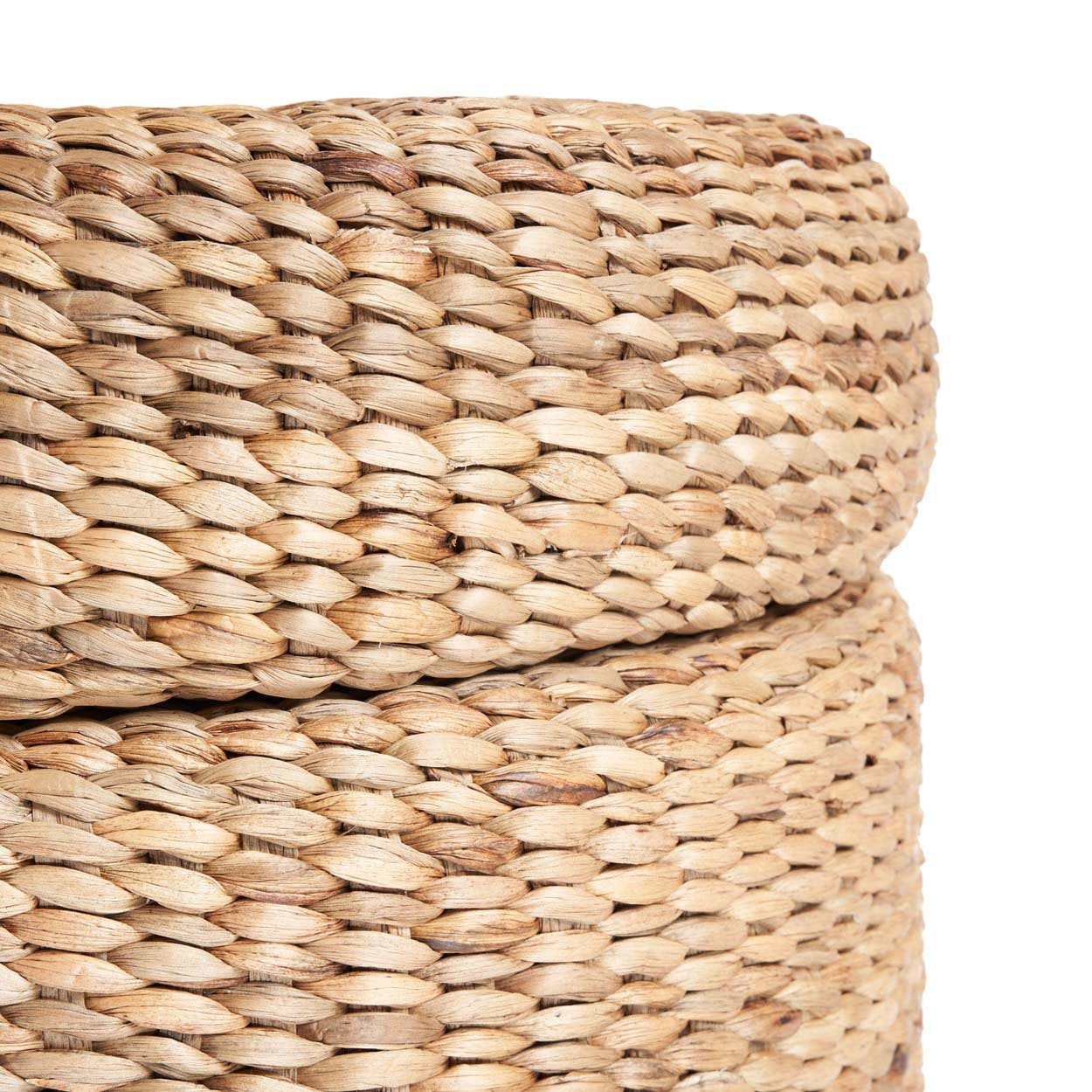 The Circle Storage Ottoman, Natural — 3