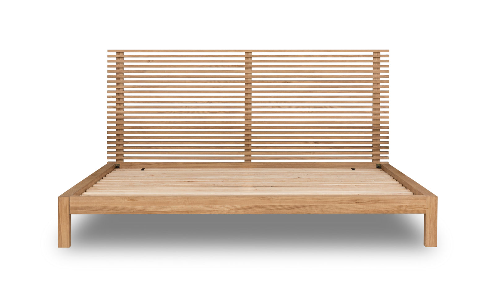 Tanner EU Super King (180 x 200) Platform Bed in Flaxen — 4