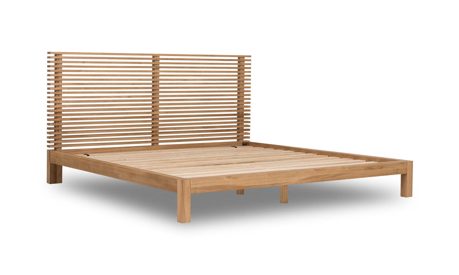 Tanner EU Super King (180 x 200) Platform Bed in Flaxen — 5
