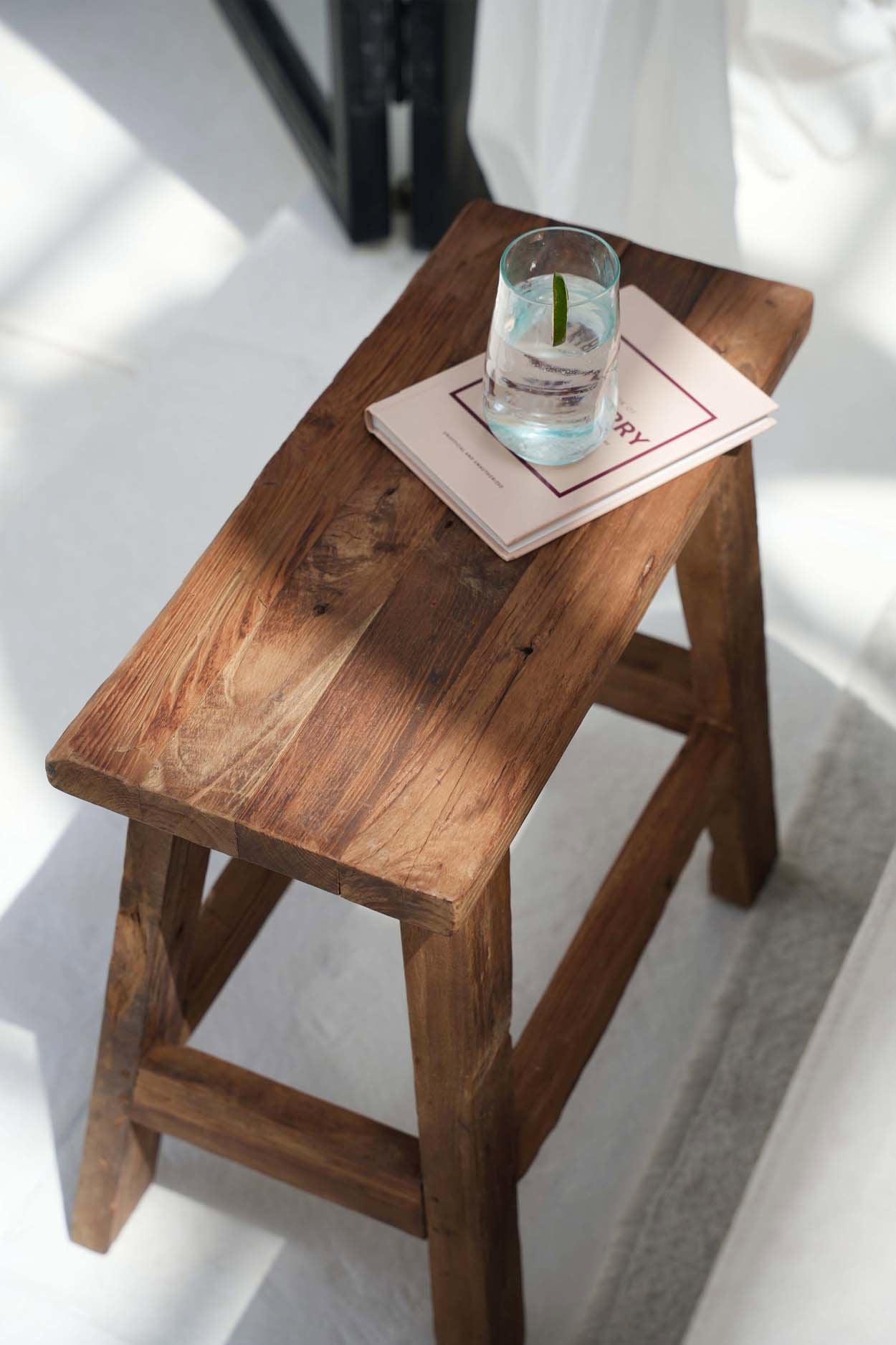 The Fab Rustic Stool, Natural — 3