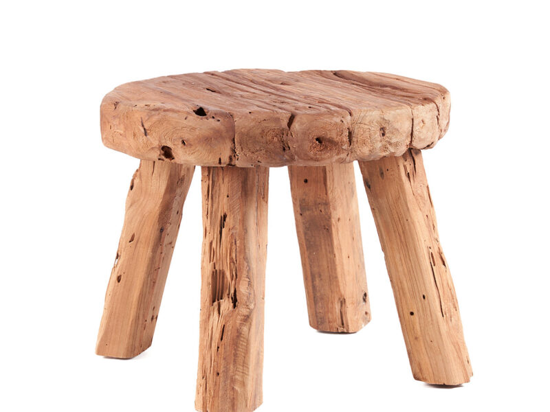 The Marabunta Rustic Side Table, Natural