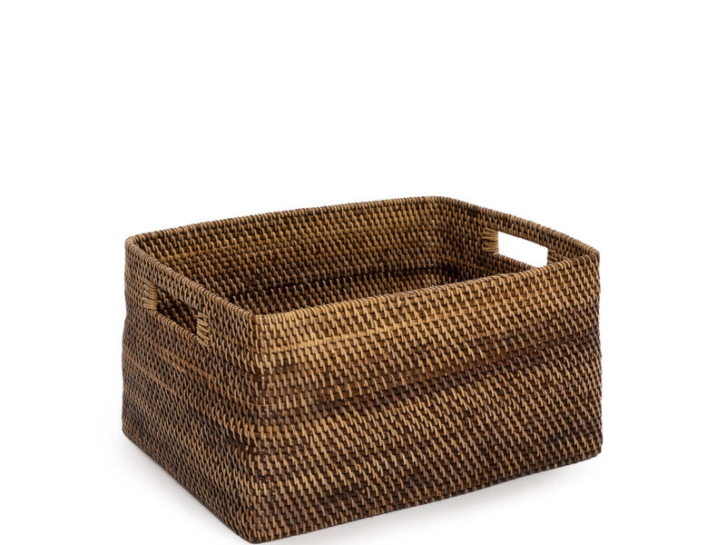 The Colonial Magazine Basket, Natural Brown, L