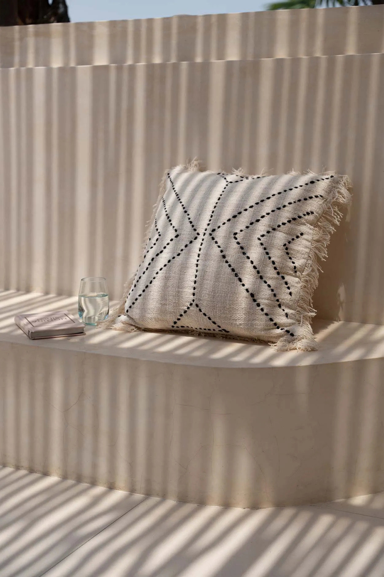 The Tribal Cushion Cover, Natural Black — 2