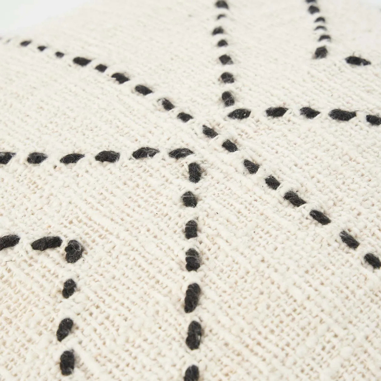The Tribal Cushion Cover, Natural Black — 5