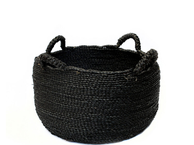 Les Quatre Mains Baskets, Black, M