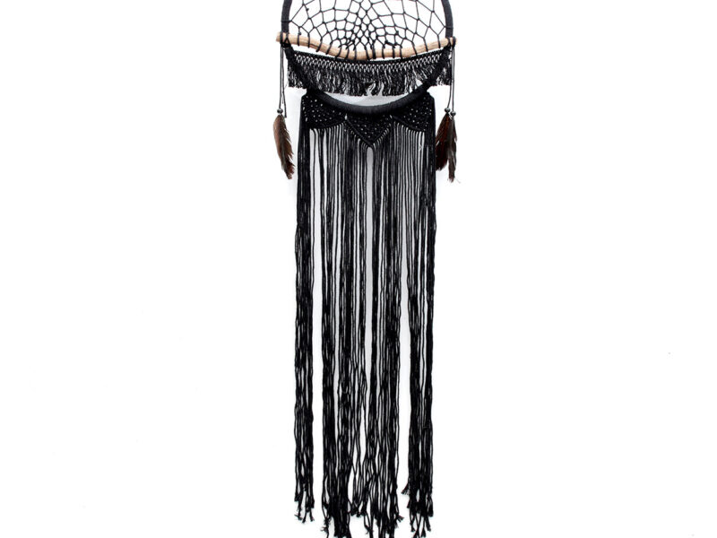 The Macrame Wood Dreamer, Black