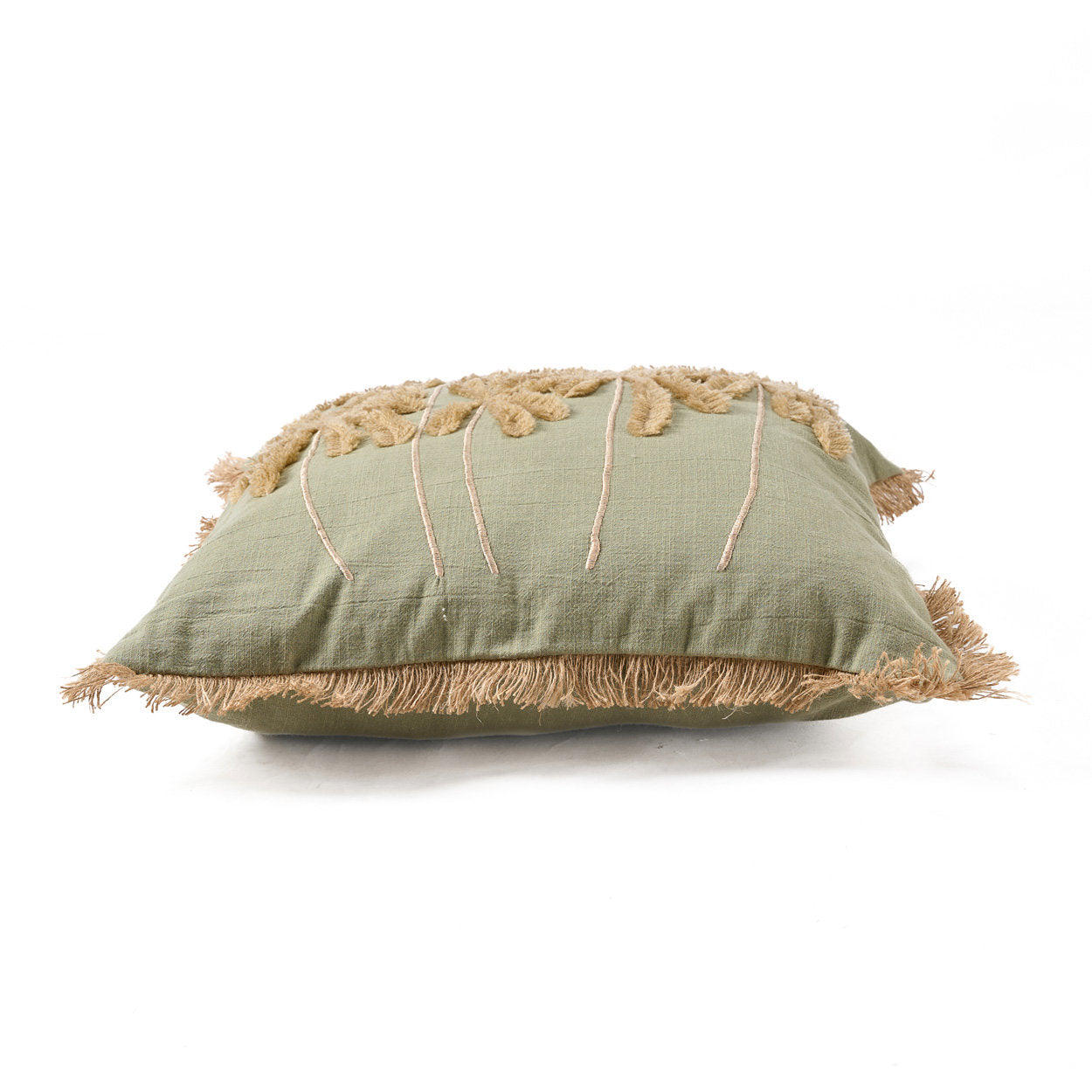 The Tropical Breeze Cushion Cover, Forest Green — 3
