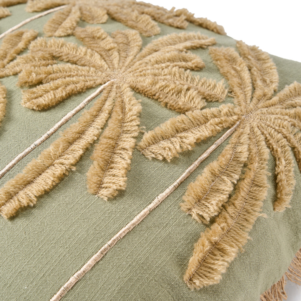 The Tropical Breeze Cushion Cover, Forest Green — 7