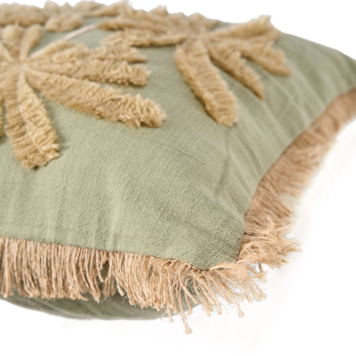 The Tropical Breeze Cushion Cover, Forest Green — 8