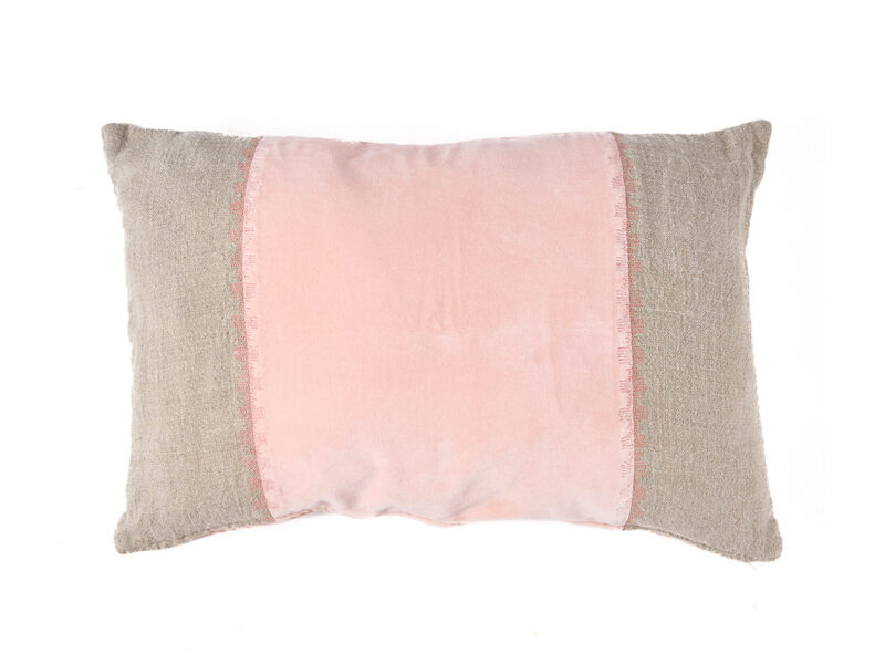 The Velvet Divorce Cushion Cover, Natural Pink, 30x50