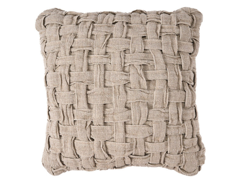 The Linen Crosier Cushion Cover, Natural