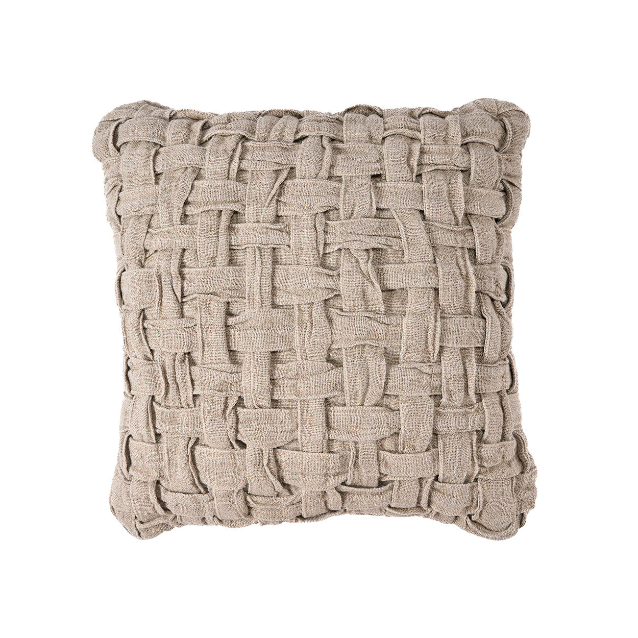 The Linen Crosier Cushion Cover, Natural