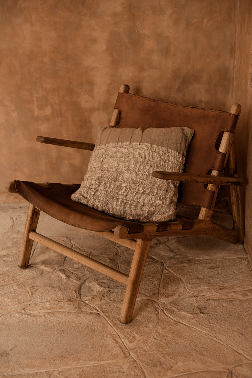 The Linen Edit Cushion Cover, Natural — 2