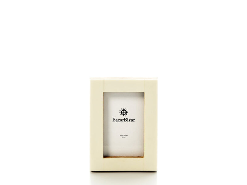 The Bone Petite Frame, White, 5x7