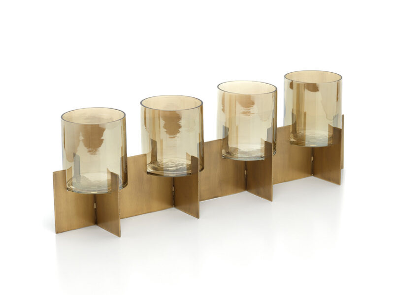 The Quarta Candle Holder, Gold