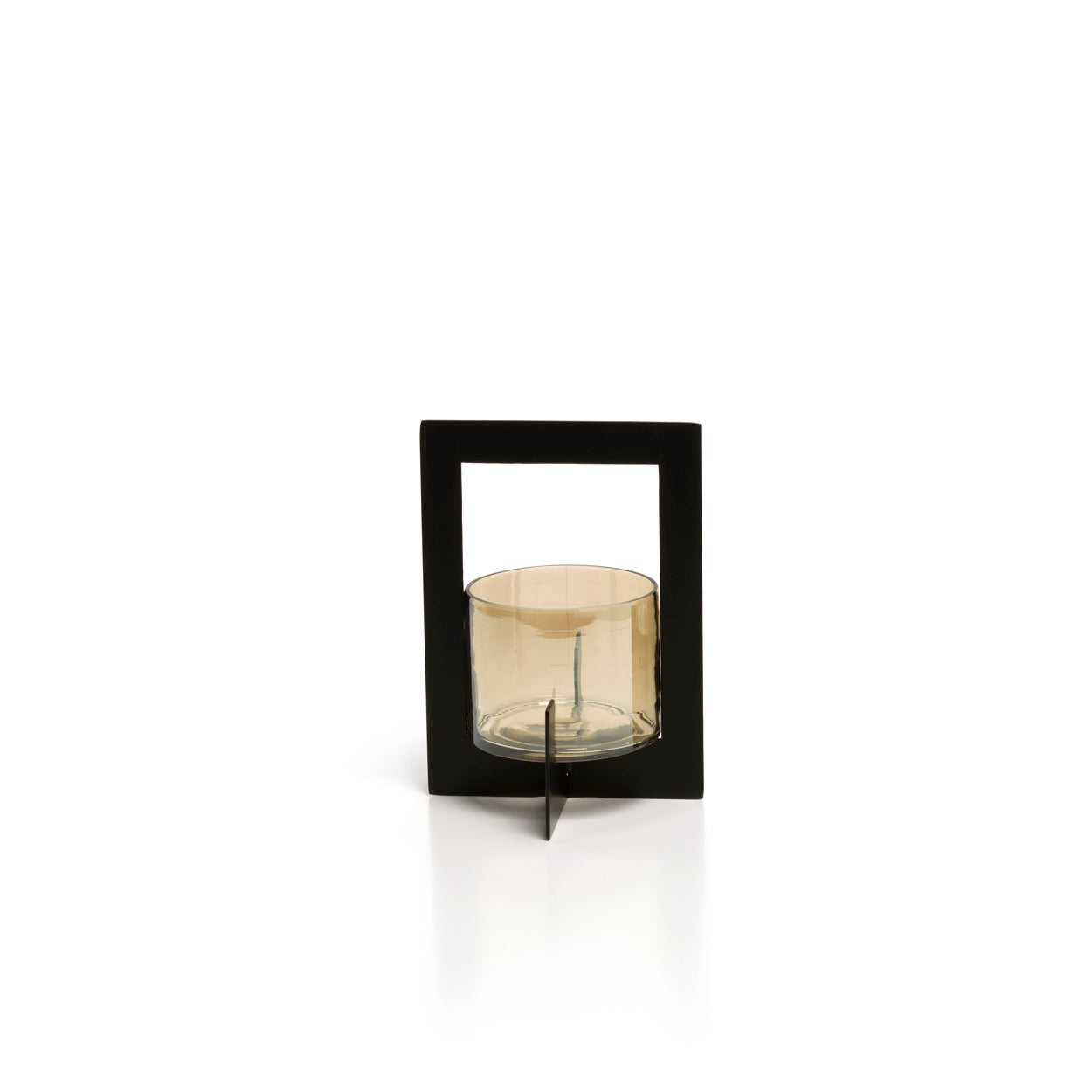 The Hurricane Framed Candle Holder, Black, M — 3