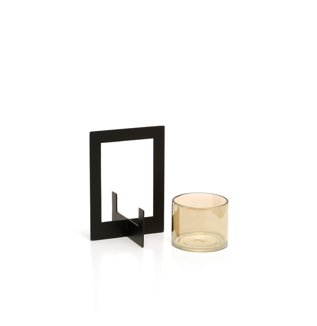 The Hurricane Framed Candle Holder, Black, M — 4