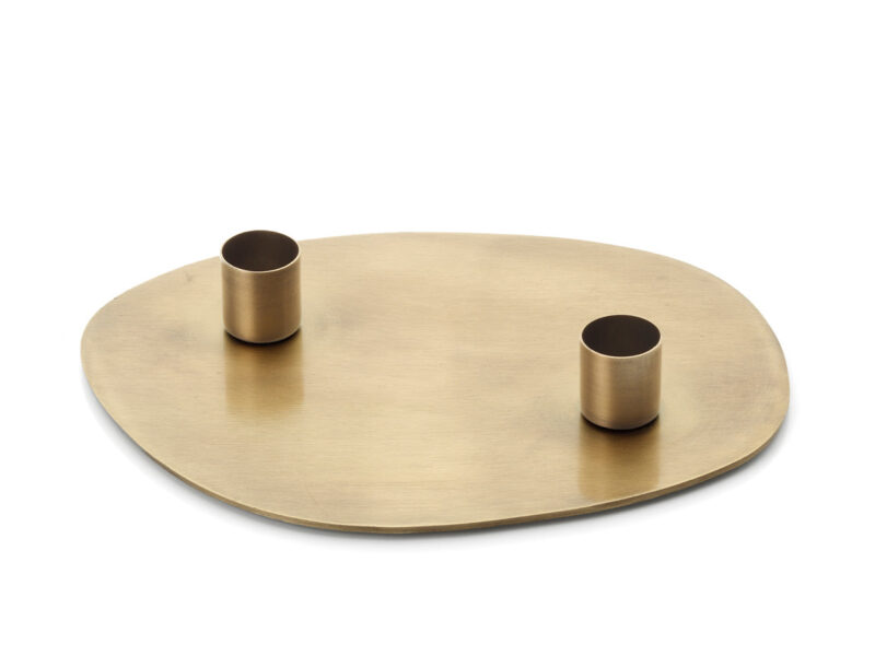 The Glowpad Candle Holder, Gold, M