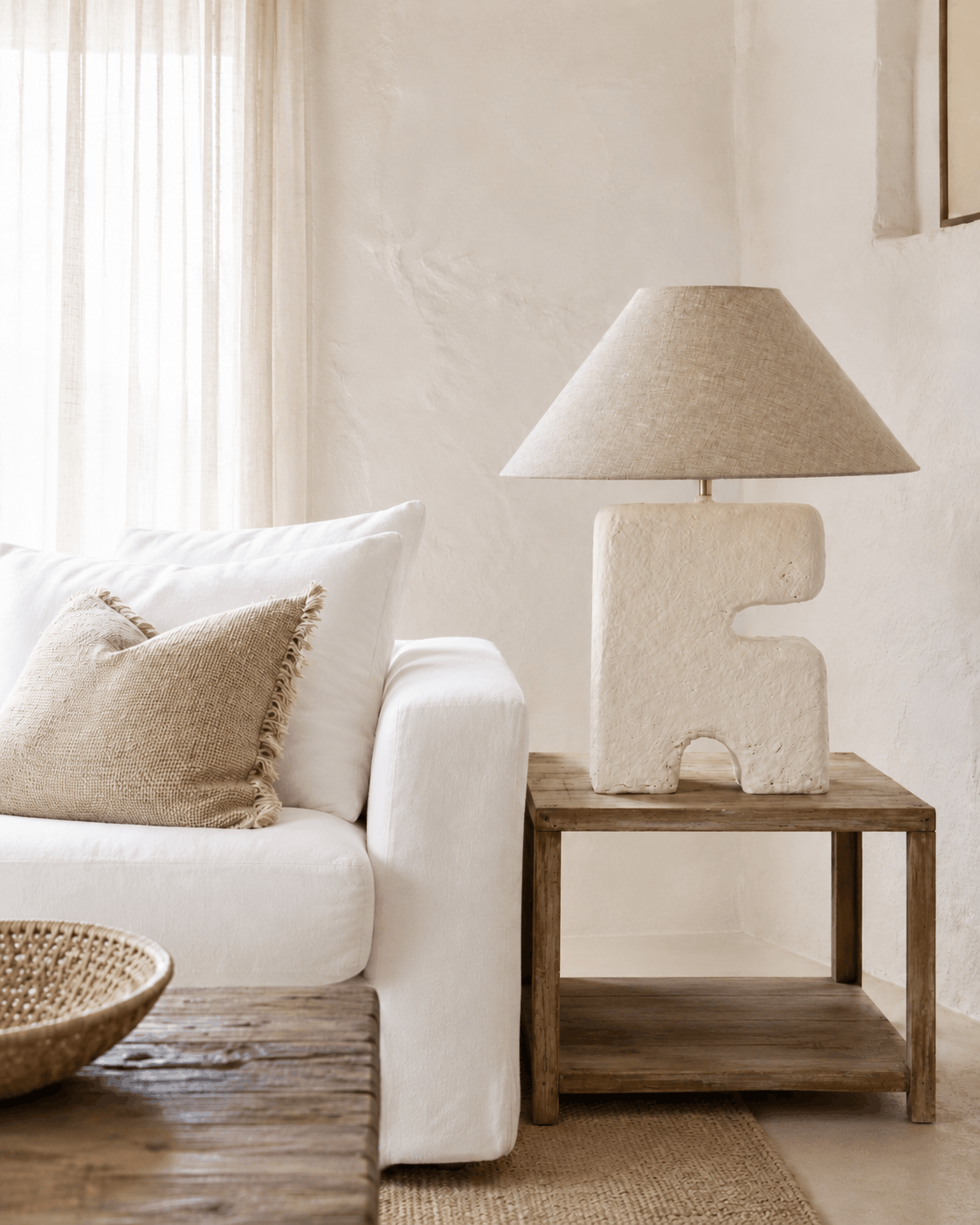 The L’Objet Table Lamp, White, L — 2