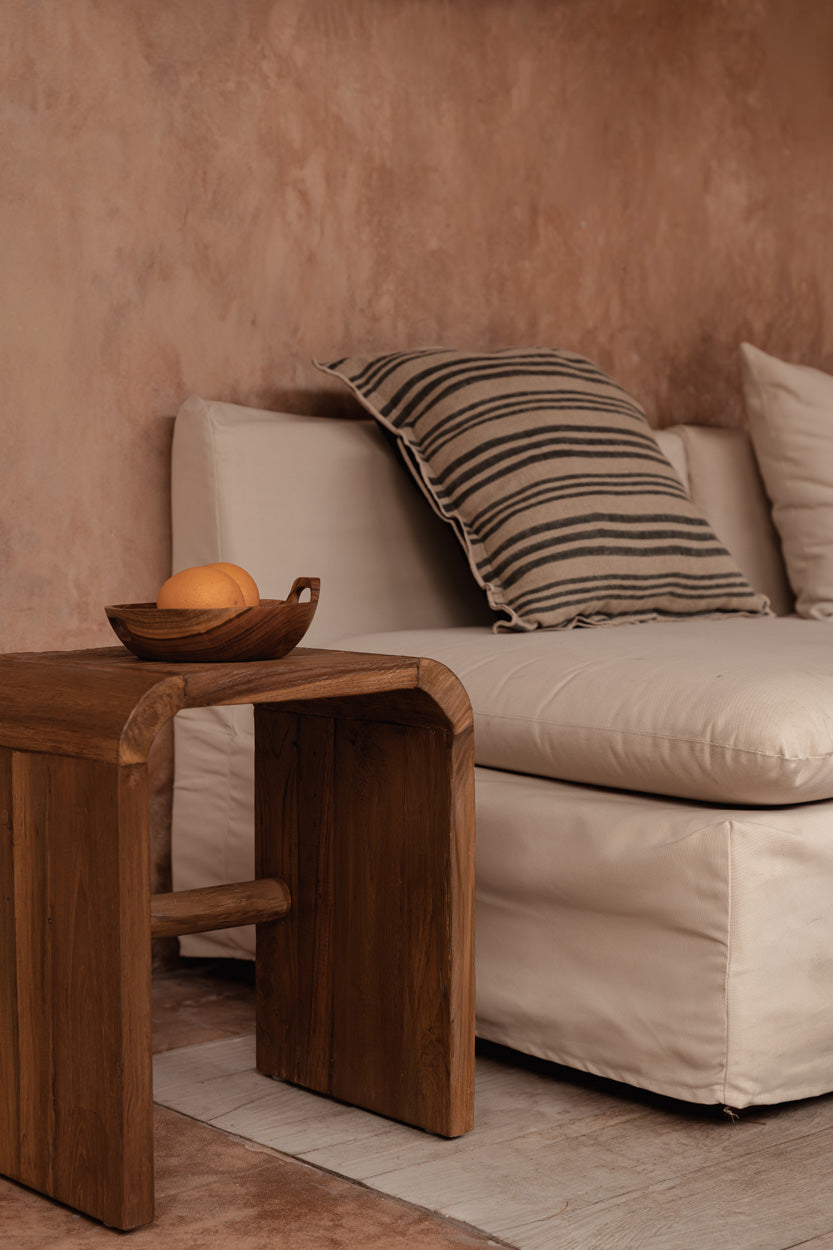 The Arc Side Table, Natural — 2