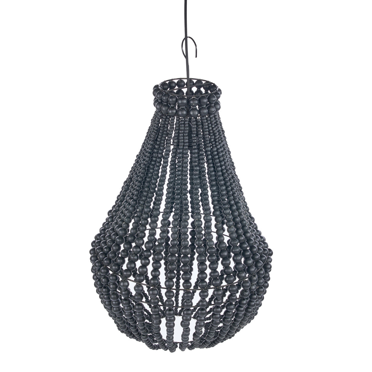 The Teardrop Chandelier, Black, M — 8