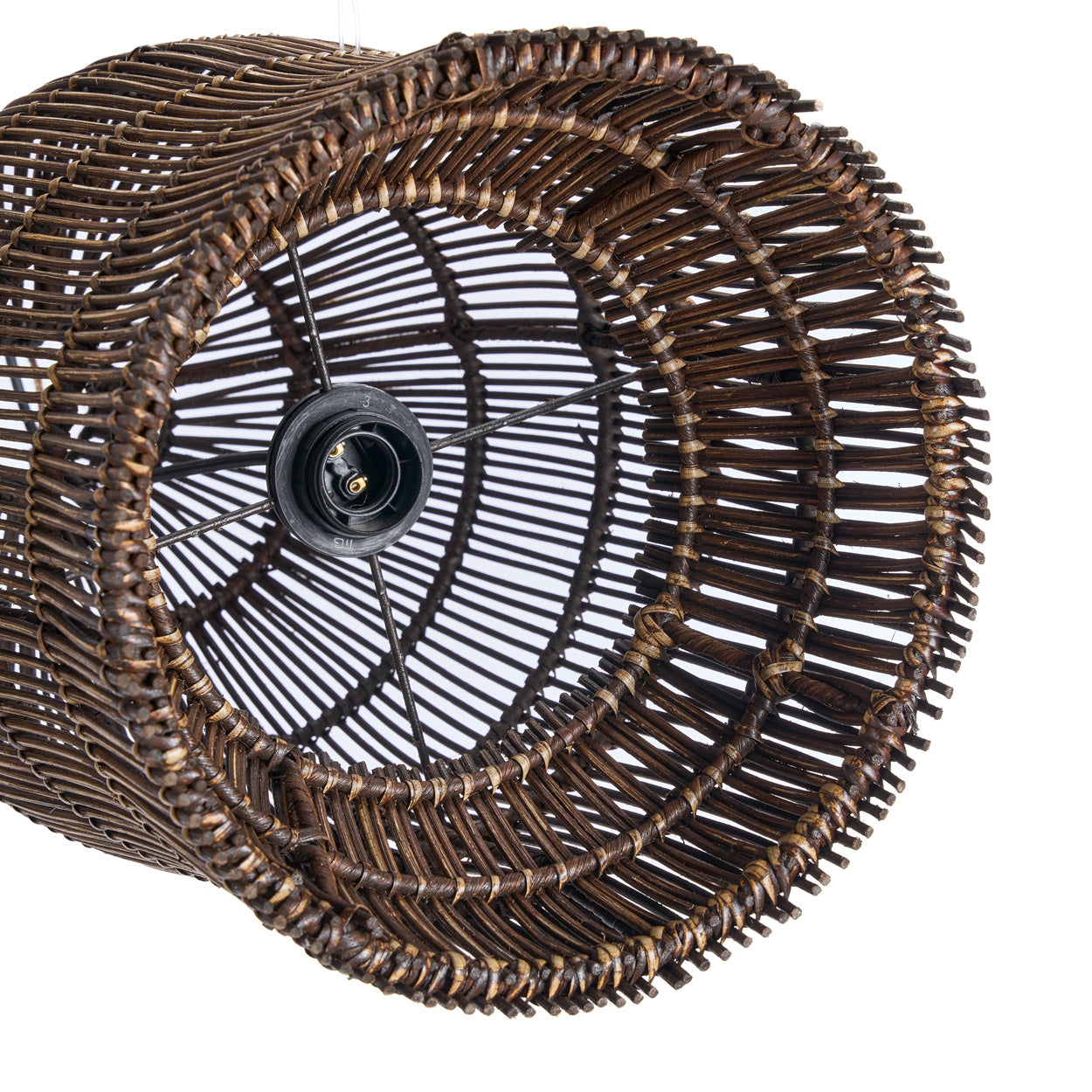 The Woven Bell Pendant, Dark Walnut, S — 5