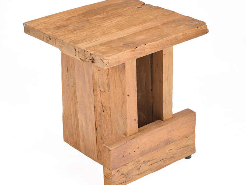 The Suku Block Stool, Natural