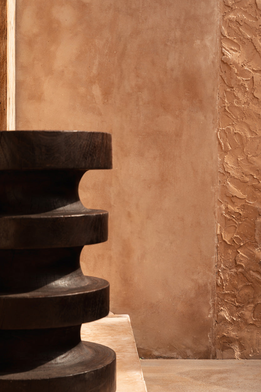 The Mocha Rings Side Table, Dark Walnut — 3