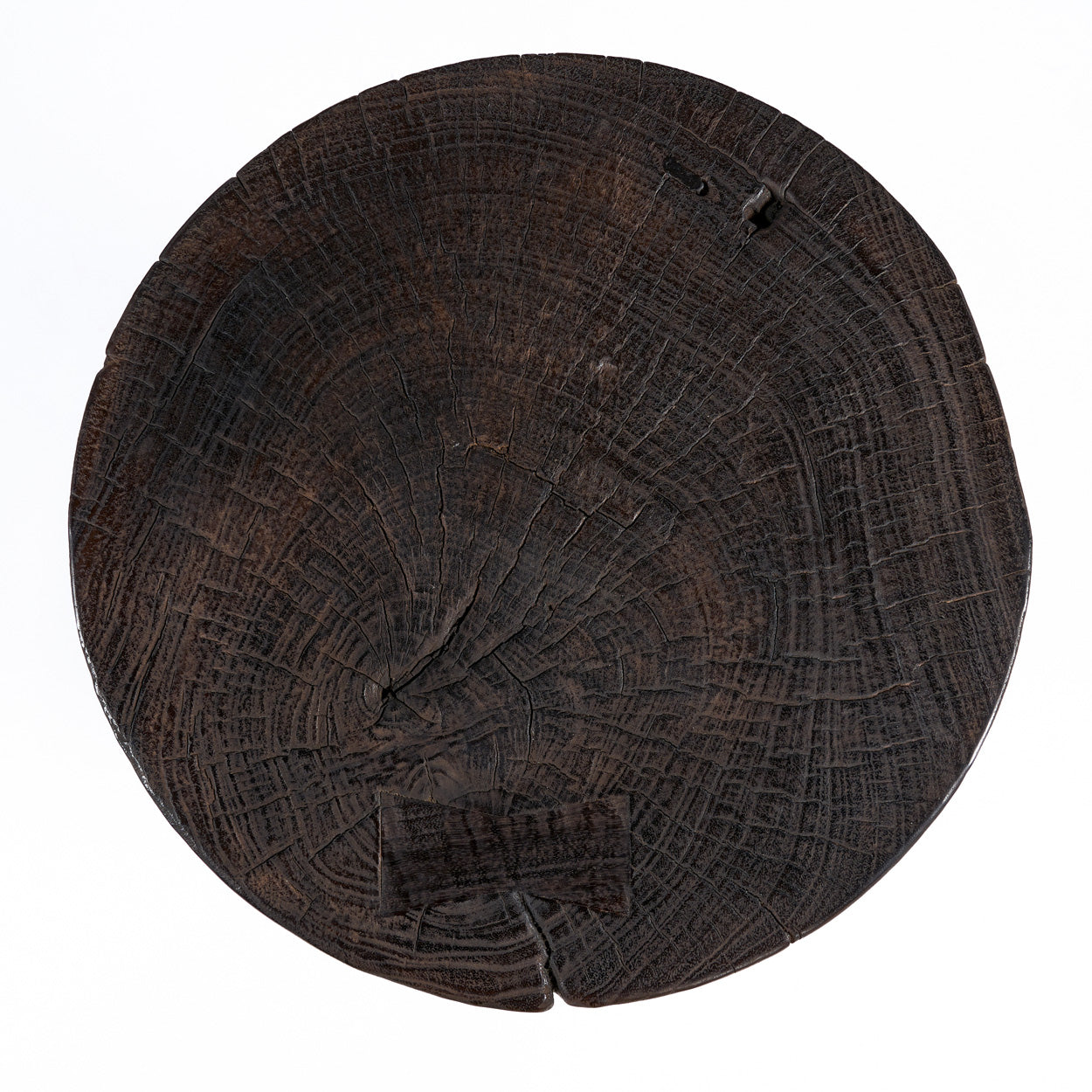The Mocha Rings Side Table, Dark Walnut — 6