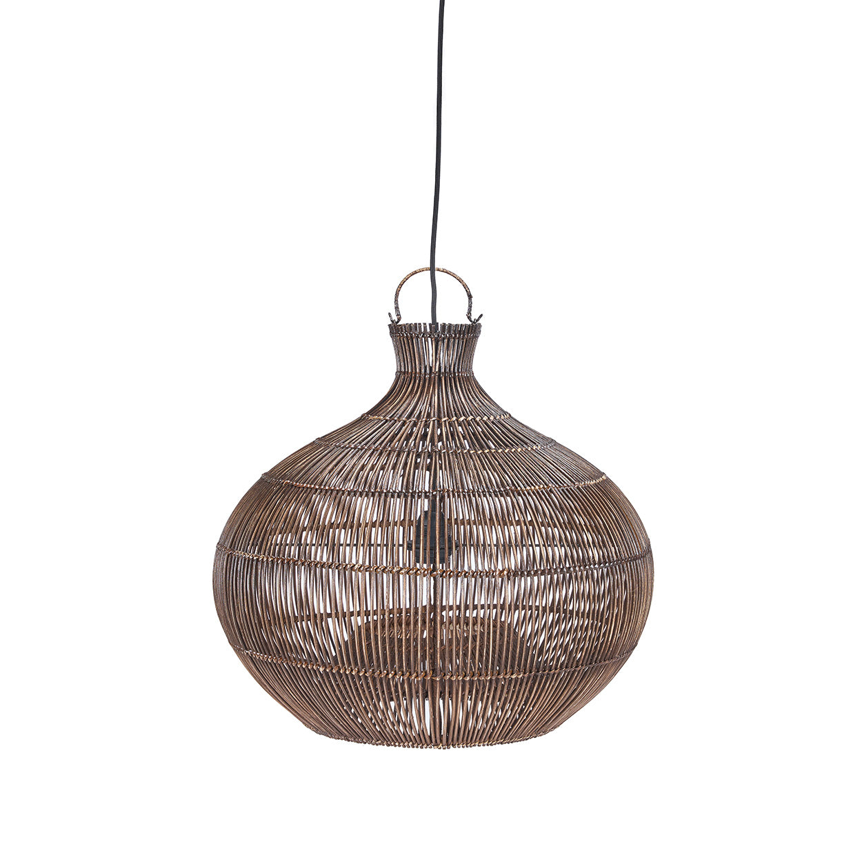 The Desert Gourd Pendant, Dark Walnut, S