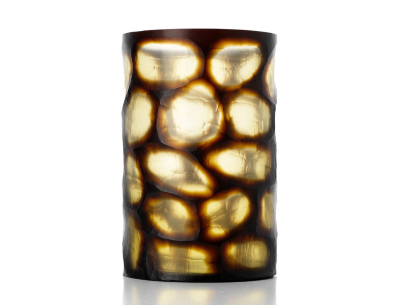 The Vague Dorée Vase, Honey, XL