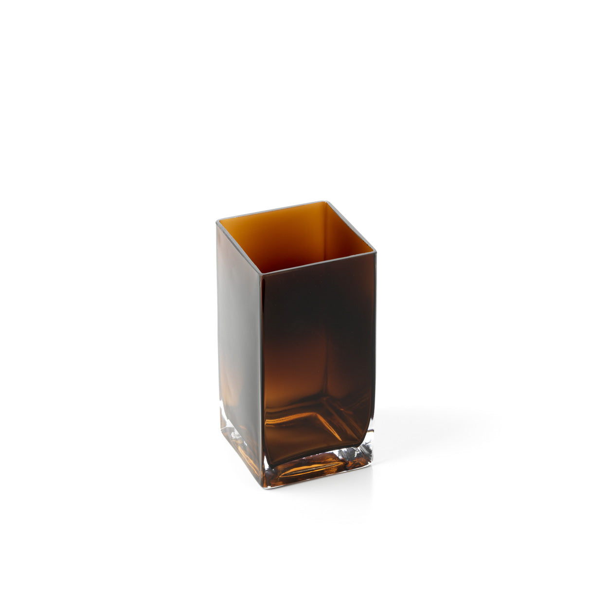 The Amber Cuboid Vase, Amber, S — 2