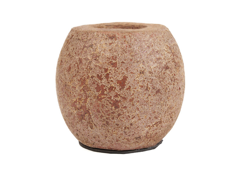 The Cavestone Candle Holder, Brown