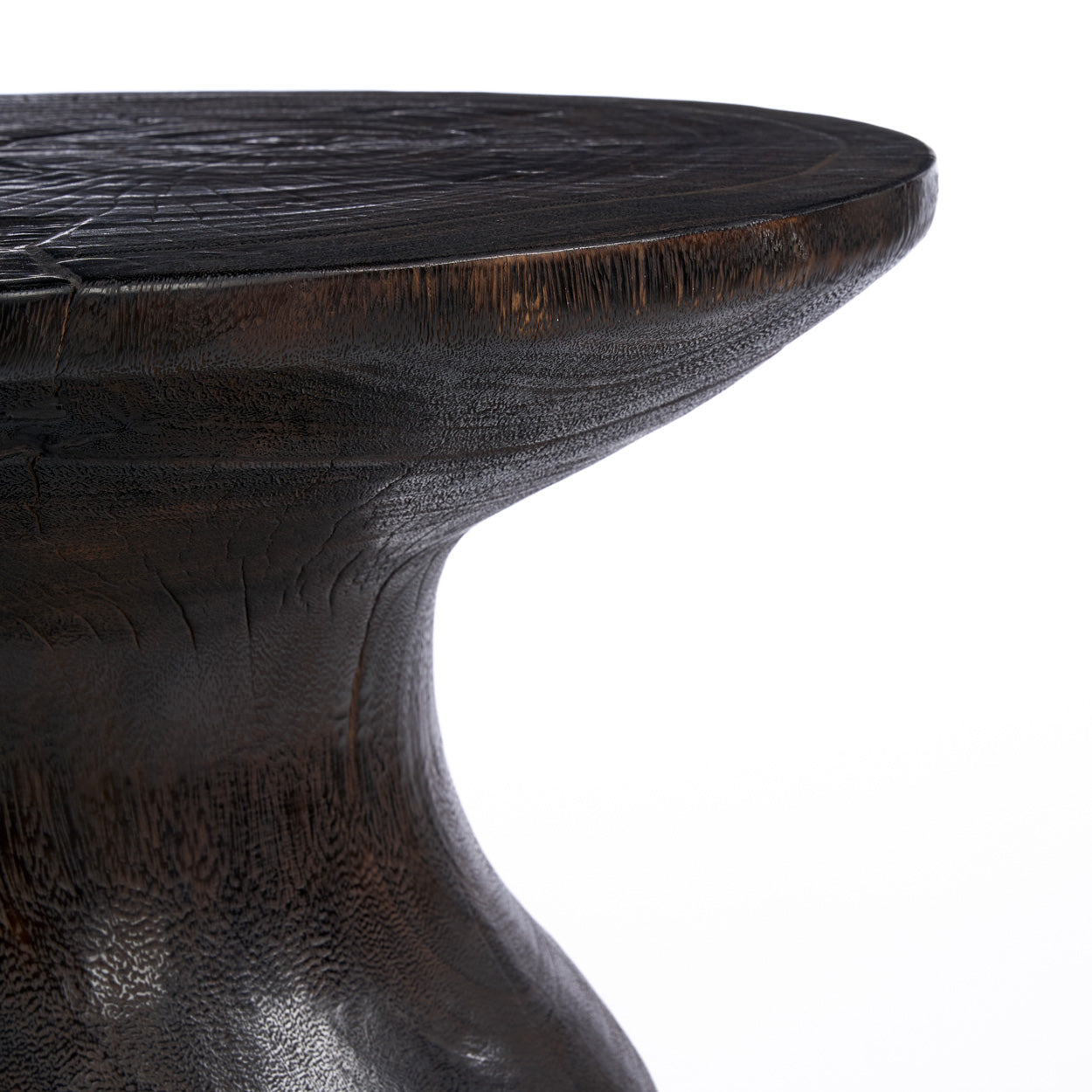 The Hourglass Side Table, Dark Walnut — 6