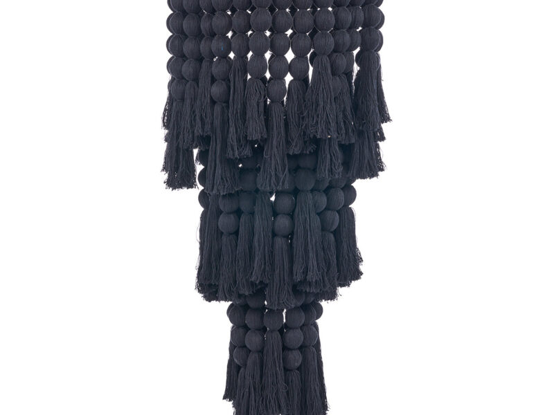 The Nomad Cotton Chandelier, Black, XL