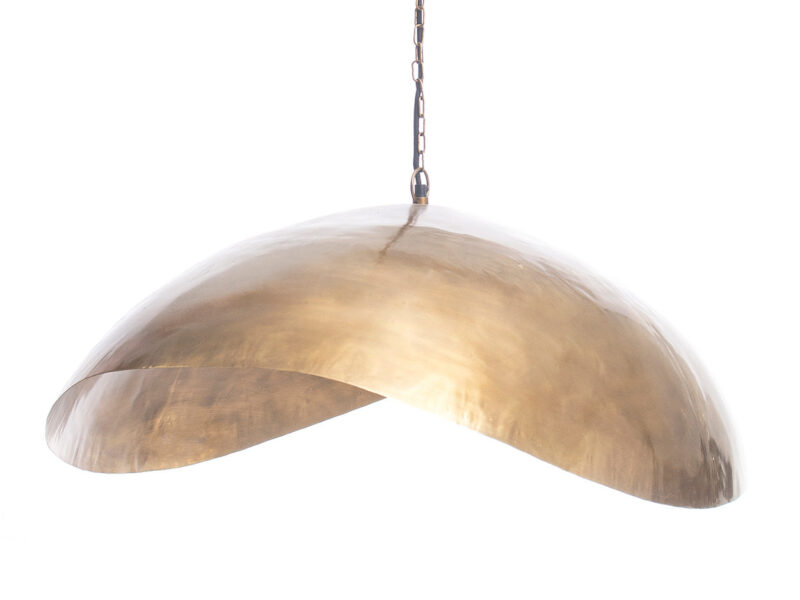 The Fortune Cookie Pendant, Brass, XL