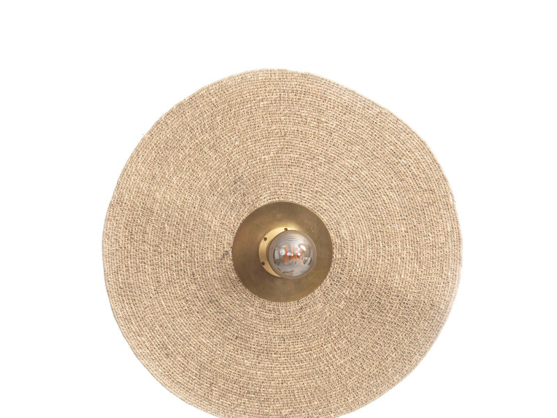 The Let's Groove Wall Lamp, Natural Brass, M