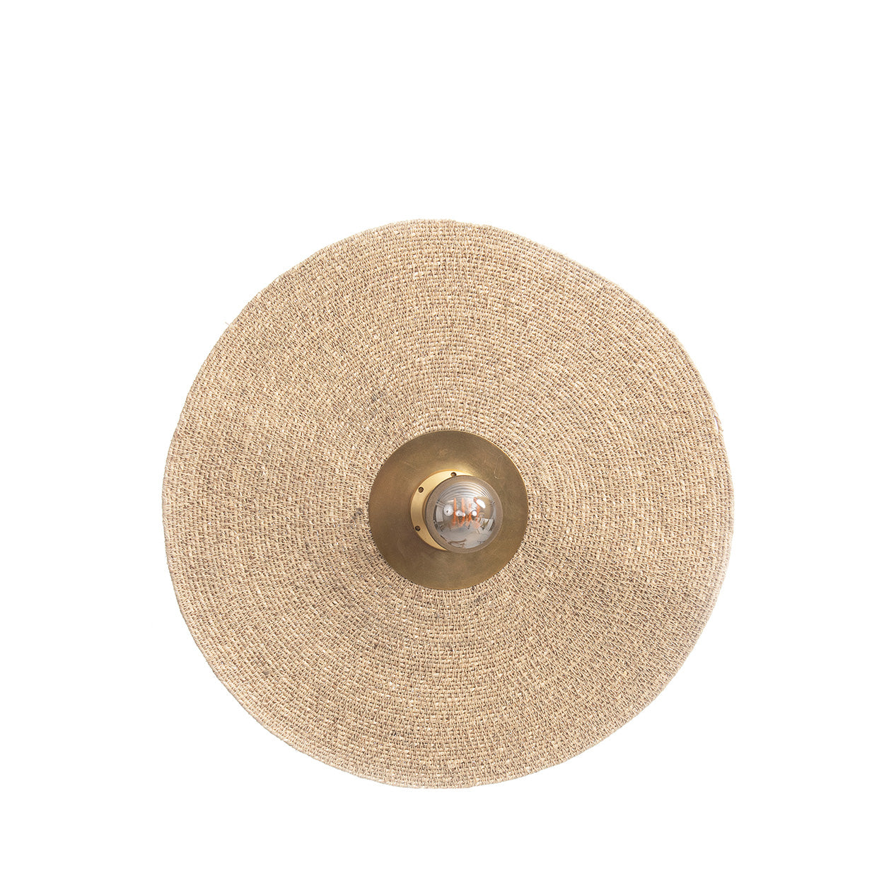 The Let's Groove Wall Lamp, Natural Brass, M