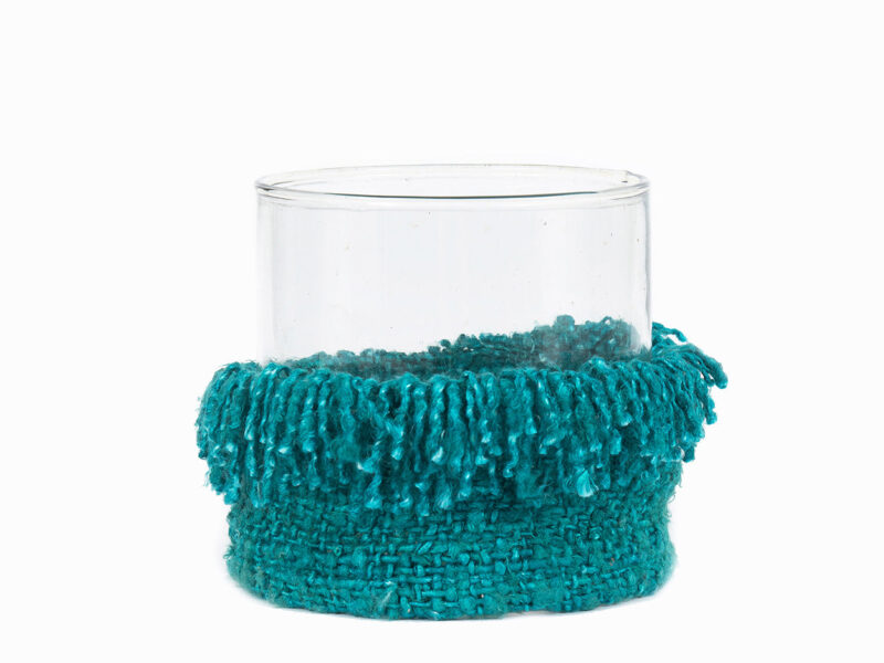 The Oh My Gee Candle Holder, Aqua, XL