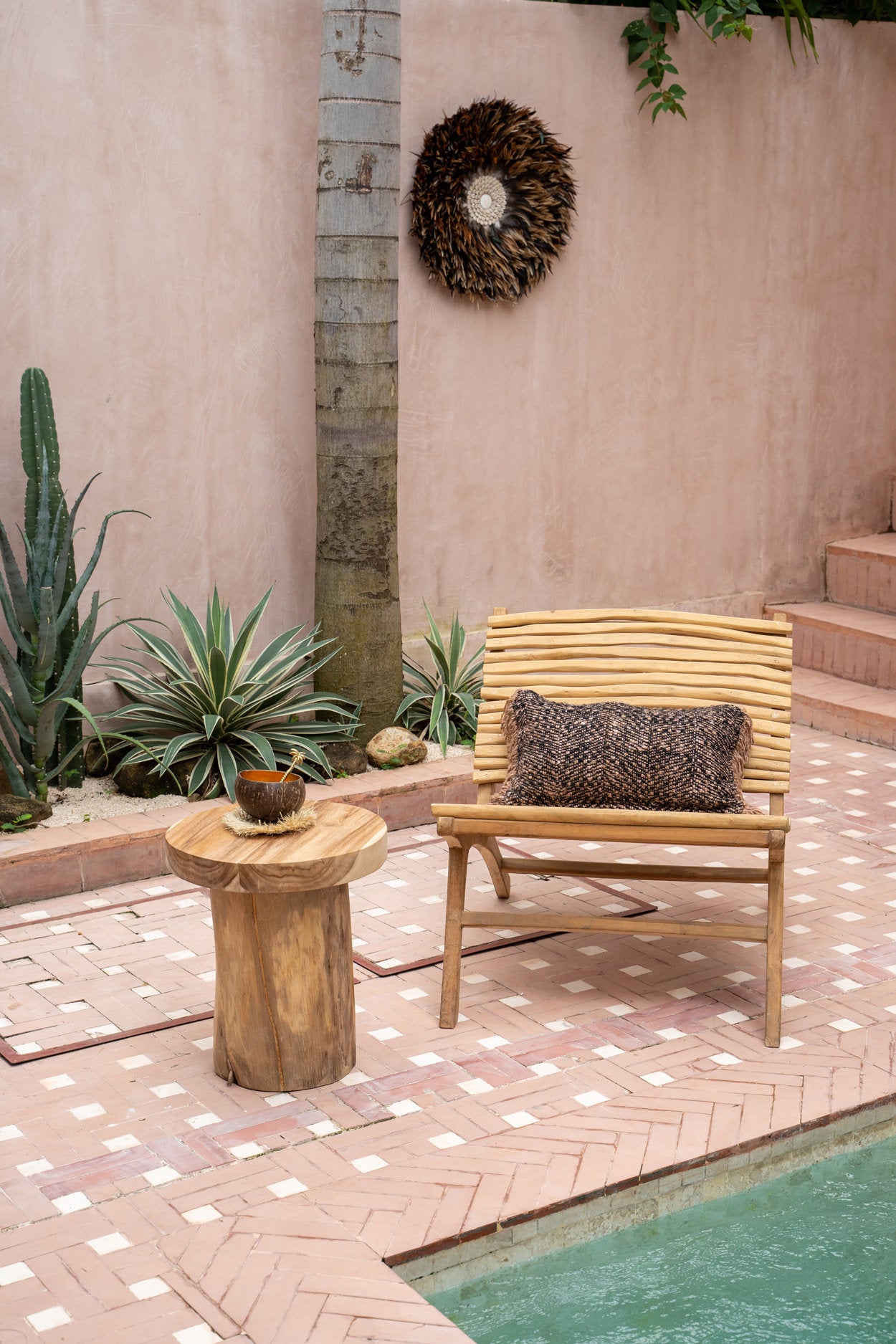 The Inti Side Table, Natural — 3