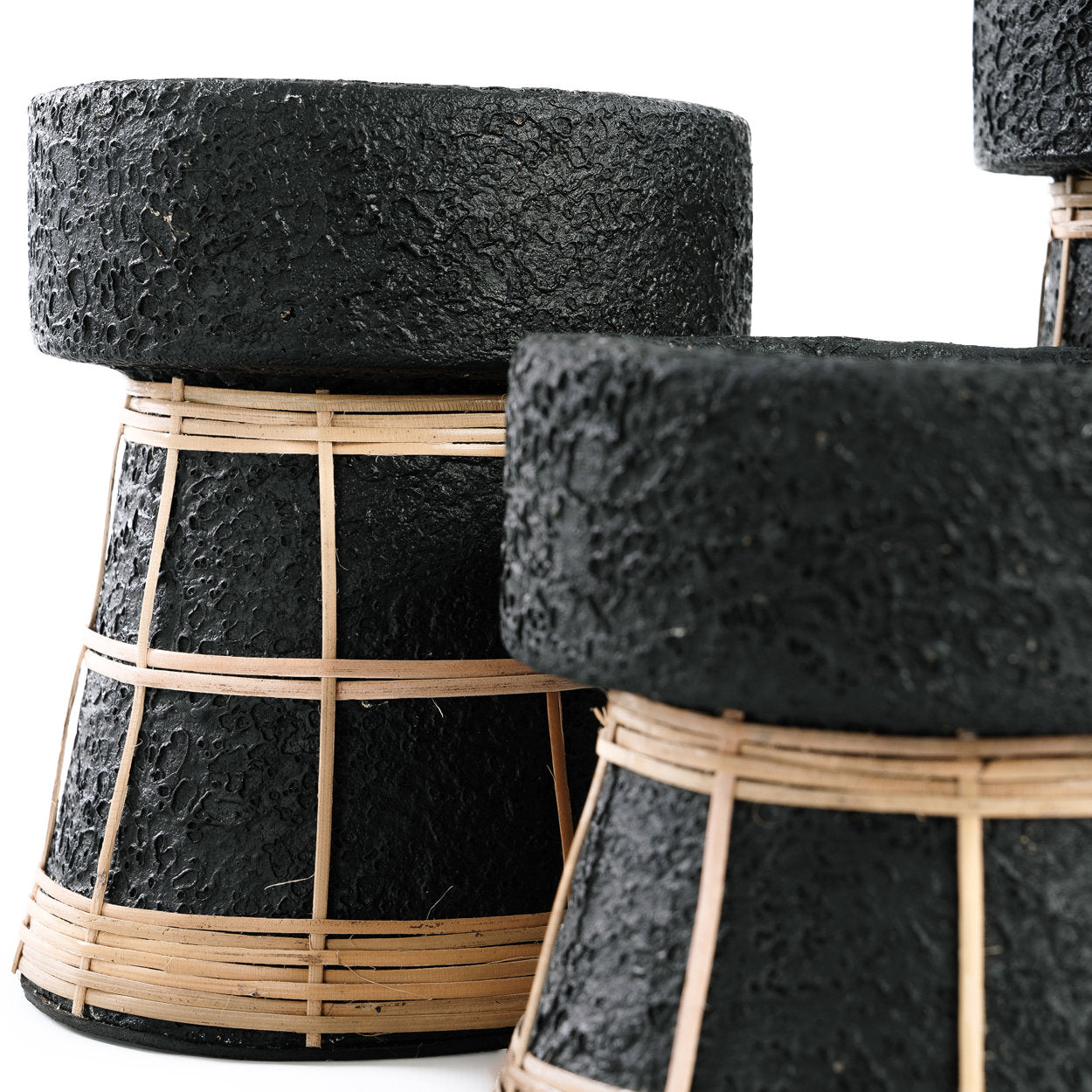 The Serene Candle Holder, Black Natural, M — 6
