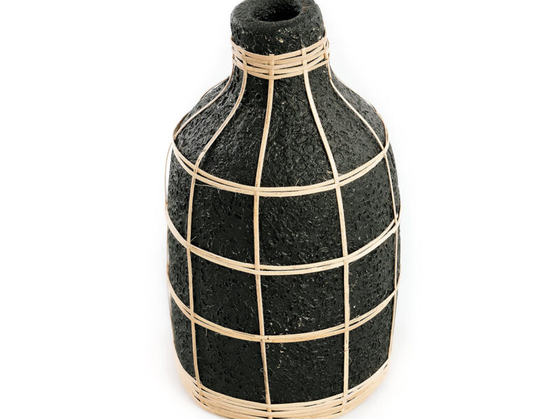 The Whoopy Vase, Black Natural, L