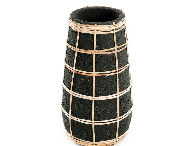 The Cutie Vase, Black Natural, M