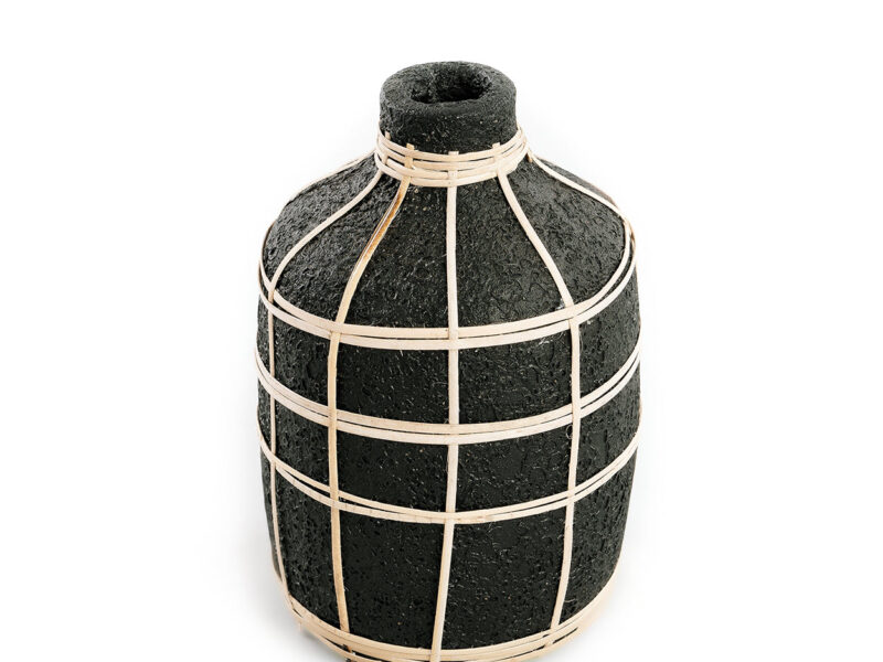 The Whoopy Vase, Black Natural, M