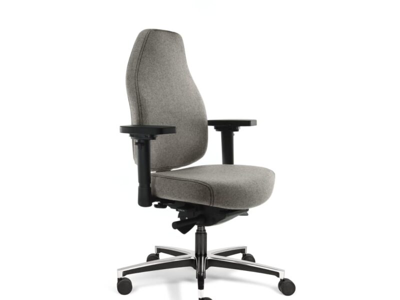 Sit And Move Therapod X Standard Office Chair, Light Grey, Fenice Wool Felt
