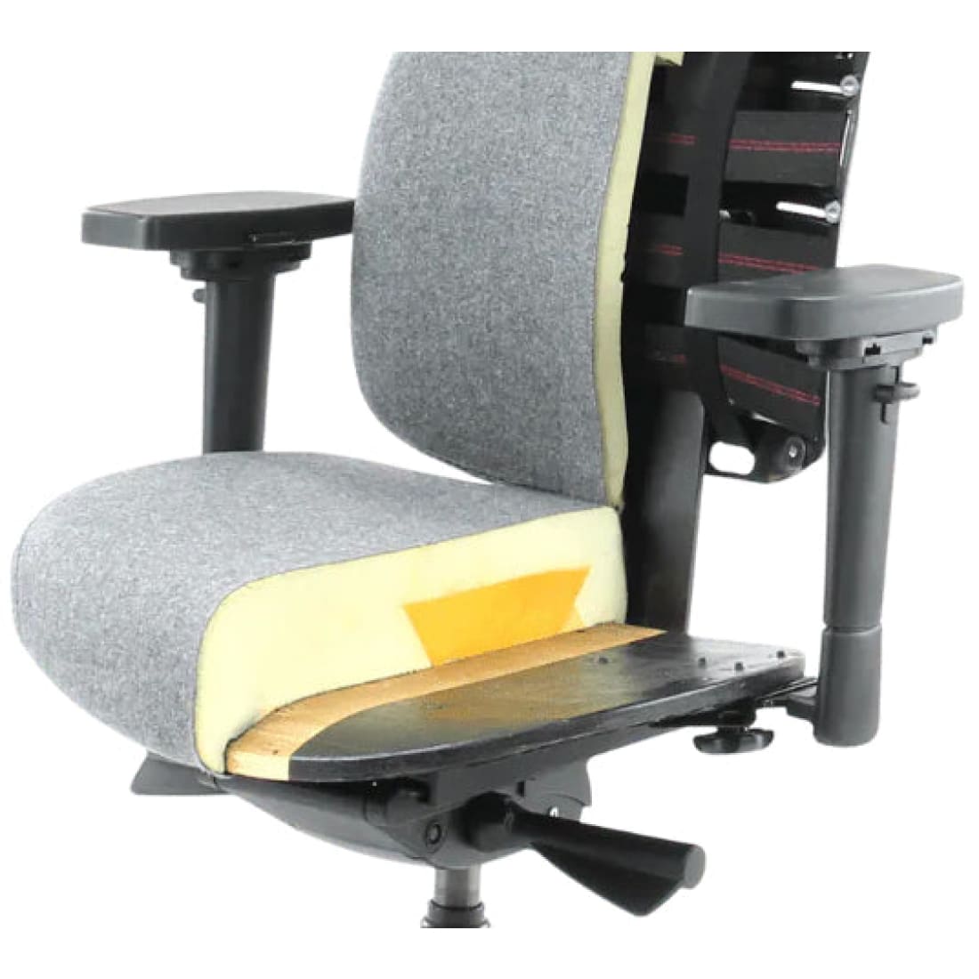 Sit And Move Therapod X Compact Office Chair, Light Grey, Fenice Wool Felt — 8