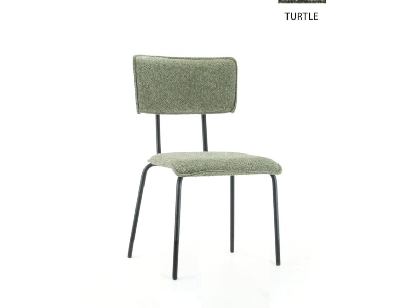 Workliving Bo Society Dining Chair, Bouclé Turtle