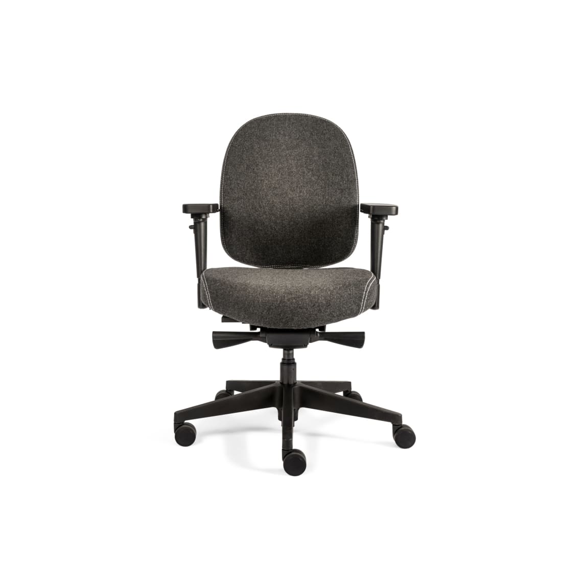 Sit And Move Therapod X Compact Office Chair, Dark Grey, Fenice Wool Felt — 3