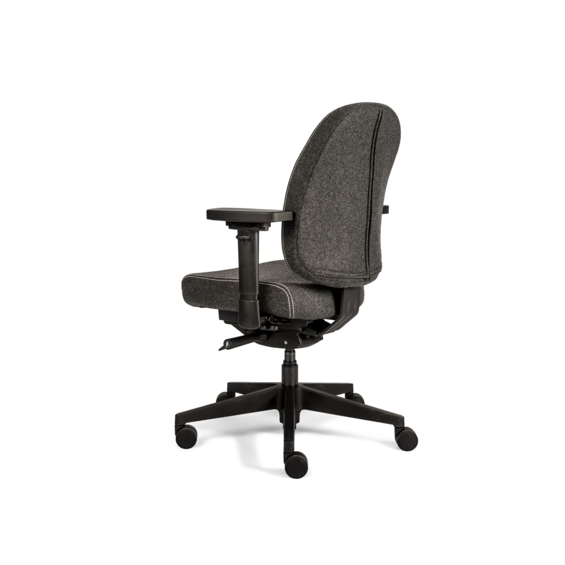 Sit And Move Therapod X Compact Office Chair, Dark Grey, Fenice Wool Felt — 5